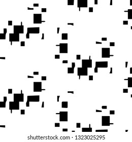 Abstract vector monochrome background. Halftone illustration pattern