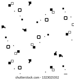 Abstract vector monochrome background. Halftone illustration pattern