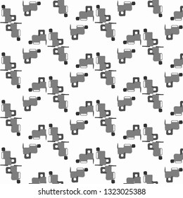 Abstract vector monochrome background. Halftone illustration pattern