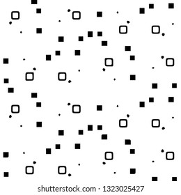 Abstract vector monochrome background. Halftone illustration pattern
