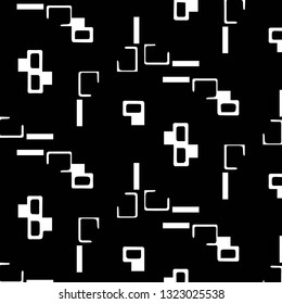 Abstract vector monochrome background. Halftone illustration pattern