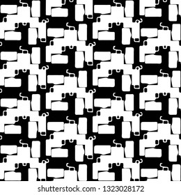 Abstract vector monochrome background. Halftone illustration pattern