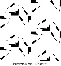 Abstract vector monochrome background. Halftone illustration pattern