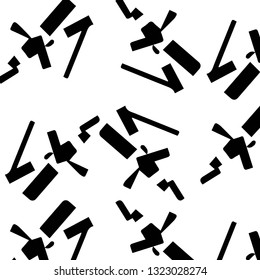 Abstract vector monochrome background. Halftone illustration pattern