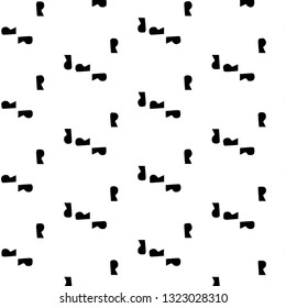 Abstract vector monochrome background. Halftone illustration pattern