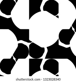 Abstract vector monochrome background. Halftone illustration pattern