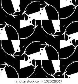 Abstract vector monochrome background. Halftone illustration pattern