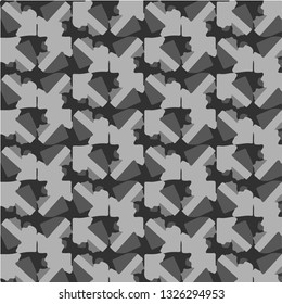 Abstract vector monochrome background. Halftone illustration pattern