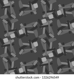 Abstract vector monochrome background. Halftone illustration pattern
