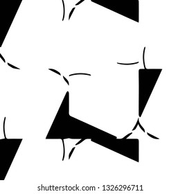 Abstract vector monochrome background. Halftone illustration pattern