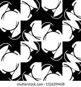 Abstract vector monochrome background. Halftone illustration pattern