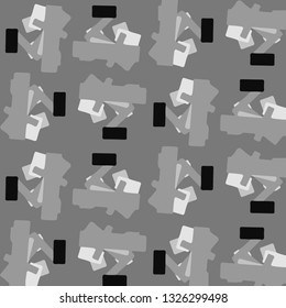 Abstract vector monochrome background. Halftone illustration pattern