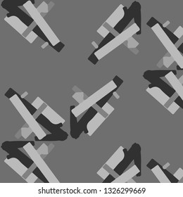 Abstract vector monochrome background. Halftone illustration pattern