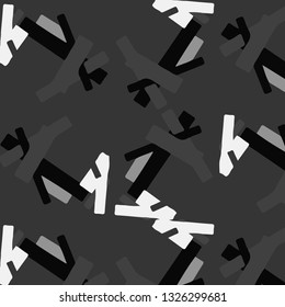 Abstract vector monochrome background. Halftone illustration pattern