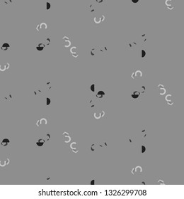 Abstract vector monochrome background. Halftone illustration pattern