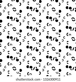 Abstract vector monochrome background. Halftone illustration pattern