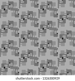 Abstract vector monochrome background. Halftone illustration pattern