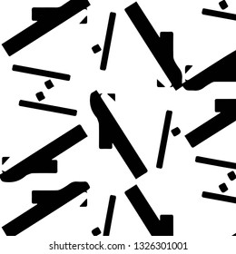 Abstract vector monochrome background. Halftone illustration pattern
