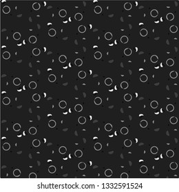 Abstract vector monochrome background. Halftone illustration pattern