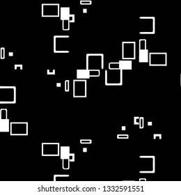 Abstract vector monochrome background. Halftone illustration pattern