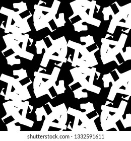 Abstract vector monochrome background. Halftone illustration pattern
