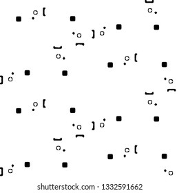Abstract vector monochrome background. Halftone illustration pattern