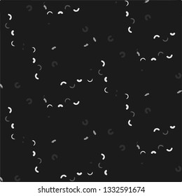 Abstract vector monochrome background. Halftone illustration pattern