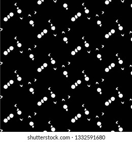 Abstract vector monochrome background. Halftone illustration pattern