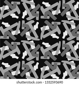 Abstract vector monochrome background. Halftone illustration pattern