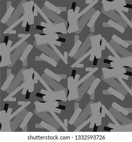 Abstract vector monochrome background. Halftone illustration pattern