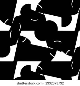 Abstract vector monochrome background. Halftone illustration pattern