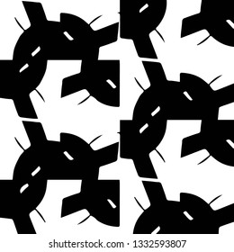 Abstract vector monochrome background. Halftone illustration pattern