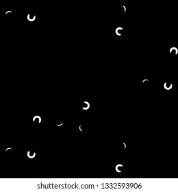 Abstract vector monochrome background. Halftone illustration pattern