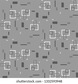 Abstract vector monochrome background. Halftone illustration pattern
