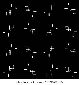 Abstract vector monochrome background. Halftone illustration pattern