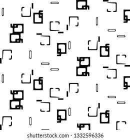Abstract vector monochrome background. Halftone illustration pattern