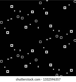 Abstract vector monochrome background. Halftone illustration pattern