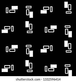 Abstract vector monochrome background. Halftone illustration pattern