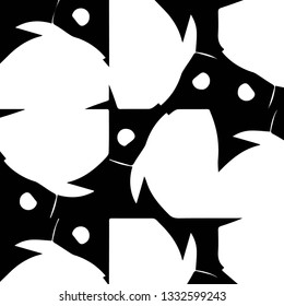 Abstract vector monochrome background. Halftone illustration pattern