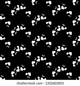 Abstract vector monochrome background. Halftone illustration pattern