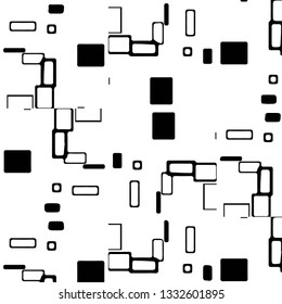 Abstract vector monochrome background. Halftone illustration pattern