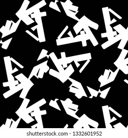 Abstract vector monochrome background. Halftone illustration pattern