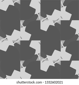 Abstract vector monochrome background. Halftone illustration pattern