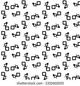 Abstract vector monochrome background. Halftone illustration pattern
