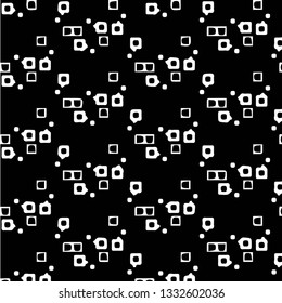 Abstract vector monochrome background. Halftone illustration pattern