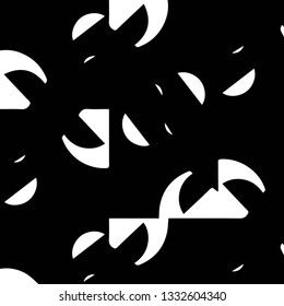 Abstract vector monochrome background. Halftone illustration pattern