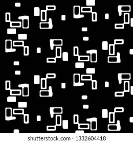 Abstract vector monochrome background. Halftone illustration pattern