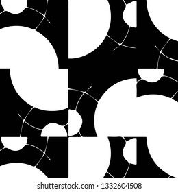 Abstract vector monochrome background. Halftone illustration pattern