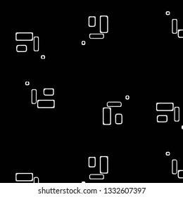 Abstract vector monochrome background. Halftone illustration pattern