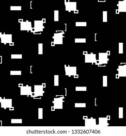 Abstract vector monochrome background. Halftone illustration pattern